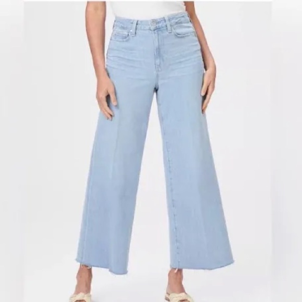 Paige Harper Ankle X Back Beltloops Raw Hem size 31